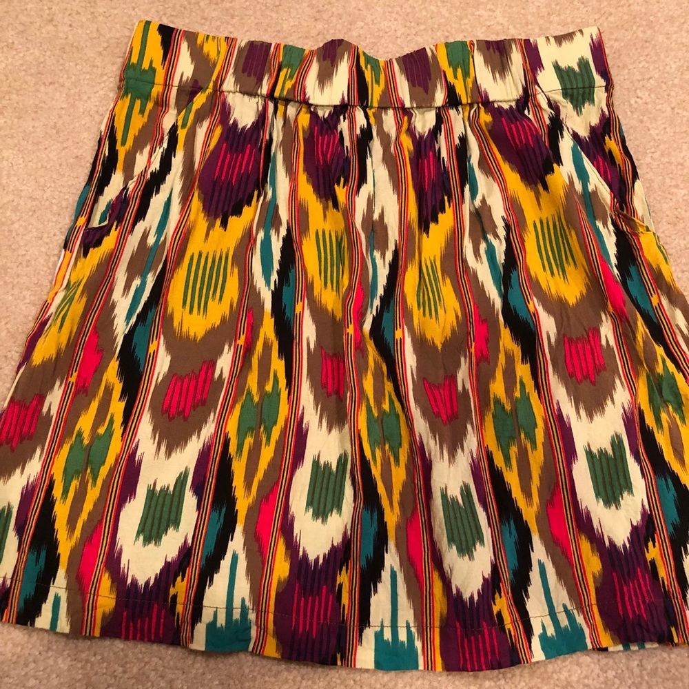 Tribal pattern, multicolor CAbi skirt